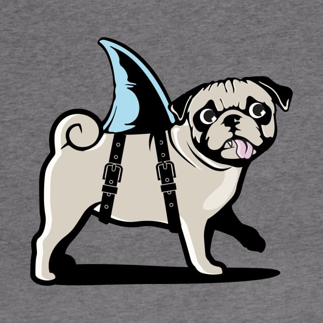 PUG SHARk by Vin Zzep